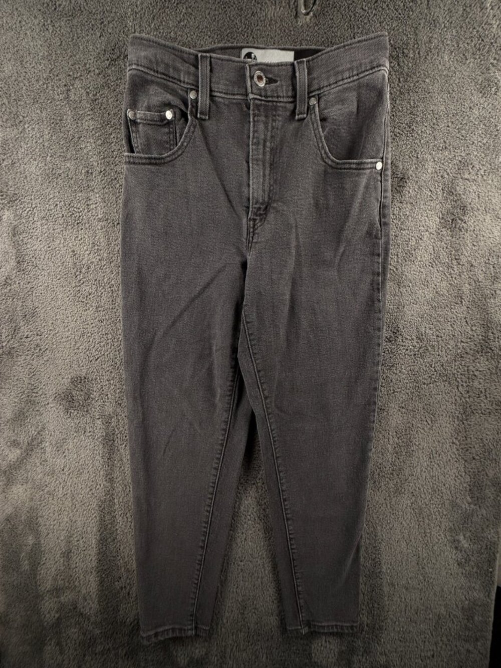Levi’s Silvertab Jeans Women Charcoal Wash Denim Size 26 Baggy 90’s ACTL 26x25.5